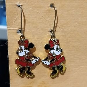 Minnie Mouse dangly earrings